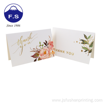 Design printing thank you card custom with box